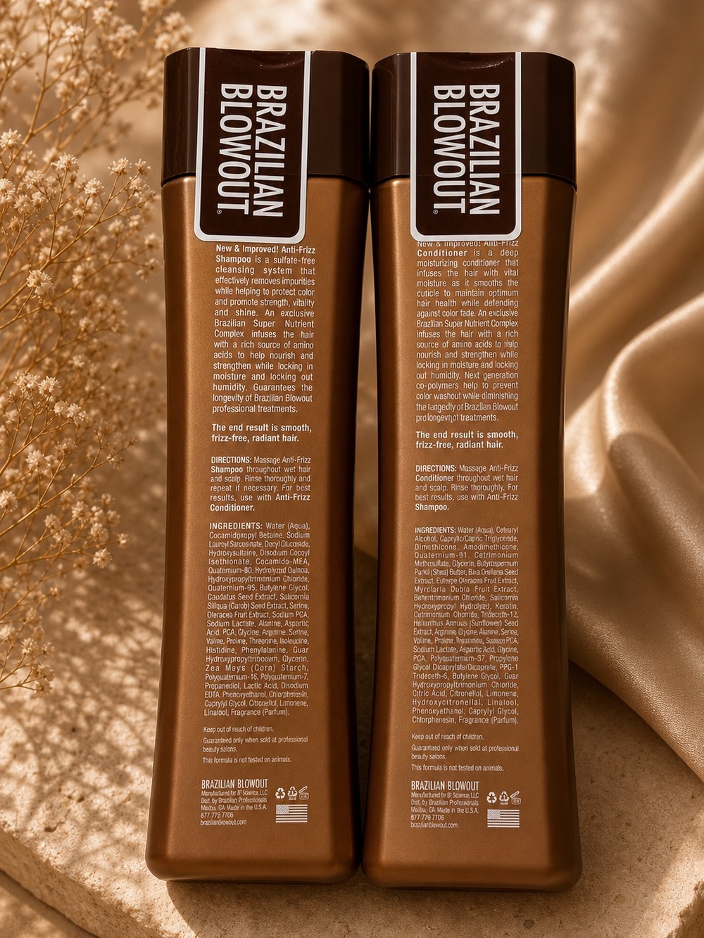 Brazilian Blowout Anti-Frizz Shampoo & Conditioner Set - Picture 2 of 3